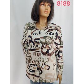 Фотография Свитер женский 8188 beige р.52-62 "LIDA" недорого оптом от прямого поставщика