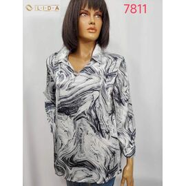 Фотография Свитер женский 7811 white р.52-62 "LIDA" недорого оптом от прямого поставщика