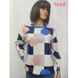 Фотография Свитер женский 9668 beige р.52-62 "LIDA" недорого оптом от прямого поставщика