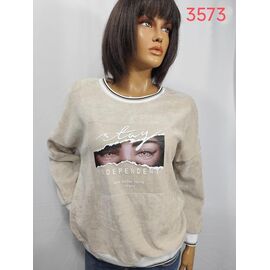 Фотография Свитер женский 3573 beige р.52-62 "LIDA" недорого оптом от прямого поставщика