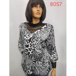 Фотография Свитер женский 8057 white р.52-62 "LIDA" недорого оптом от прямого поставщика