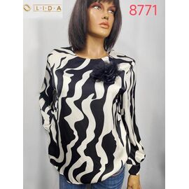 Фотография Свитер женский 8771 beige р.52-62 "LIDA" недорого оптом от прямого поставщика