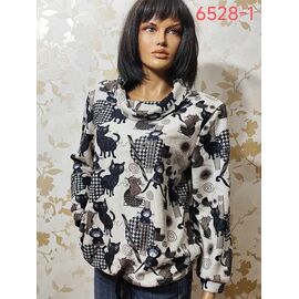 Фотография Свитер женский 6528-1 white р.52-62 "LIDA" недорого оптом от прямого поставщика