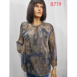 Фотография Свитер женский 8719 brown р.52-62 "LIDA" недорого оптом от прямого поставщика