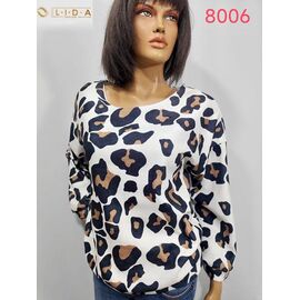 Фотография Свитер женский 8006 white р.52-62 "LIDA" недорого оптом от прямого поставщика