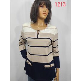 Фотография Свитер женский 1213 beige р.52-62 "LIDA" недорого оптом от прямого поставщика