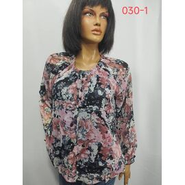 Фотография Блузка женская 030-1 pink р.52-62 "LIDA" недорого оптом от прямого поставщика