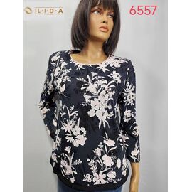 Фотография Свитер женский 6557 grey р.52-62 "LIDA" недорого оптом от прямого поставщика