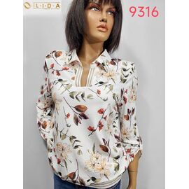 Фотография Свитер женский 9316 white р.52-62 "LIDA" недорого оптом от прямого поставщика