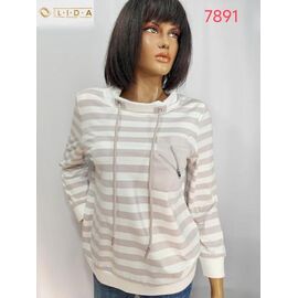 Фотография Свитер женский 7891 beige р.52-62 "LIDA" недорого оптом от прямого поставщика