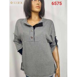 Фотография Свитер женский 6575 grey р.52-62 "LIDA" недорого оптом от прямого поставщика