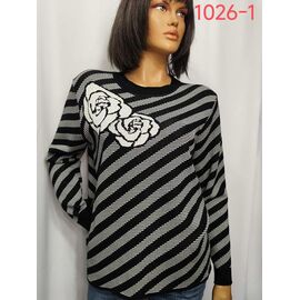 Фотография Свитер женский 1026-1 black р.54-60 "LIDA" недорого оптом от прямого поставщика