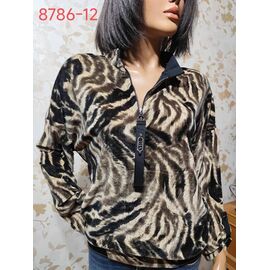 Фотография Свитер женский 8786-12 beige р.52-62 "LIDA" недорого оптом от прямого поставщика