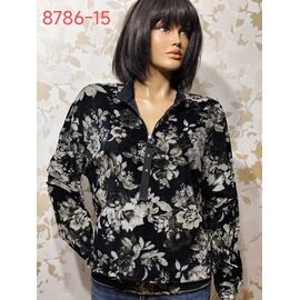 Фотография Свитер женский 8786-15 black р.52-62 "LIDA" недорого оптом от прямого поставщика