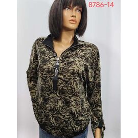 Фотография Свитер женский 8786-14 beige р.52-62 "LIDA" недорого оптом от прямого поставщика