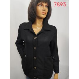 Фотография Рубашка женская 7893 black р.52-62 "LIDA" недорого оптом от прямого поставщика