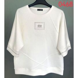 Фотография Свитер женский 0468 white р.52-62 "LIDA" недорого оптом от прямого поставщика