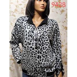 Фотография Свитер женский 9428 l.grey р.52-62 "LIDA" недорого оптом от прямого поставщика