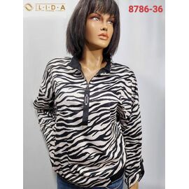 Фотография Свитер женский 8786-36 beige р.52-62 "LIDA" недорого оптом от прямого поставщика