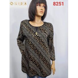 Фотография Свитер женский 8251 brown р.52-62 "LIDA" недорого оптом от прямого поставщика