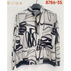 Фотография Свитер женский 8786-35 l.grey р.52-62 "LIDA" недорого оптом от прямого поставщика