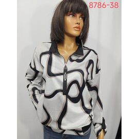 Фотография Свитер женский 8786-38 l.grey р.52-62 "LIDA" недорого оптом от прямого поставщика