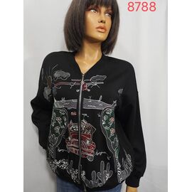 Фотография Кофта женская 8788 black р.52-62 "LIDA" недорого оптом от прямого поставщика