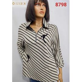 Фотография Свитер женский 8798 beige р.52-62 "LIDA" недорого оптом от прямого поставщика