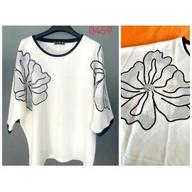 Фотография Свитер женский 0459 white р.52-62 "LIDA" недорого оптом от прямого поставщика