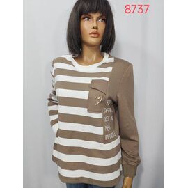 Фотография Свитер женский 8737 nude р.52-62 "LIDA" недорого оптом от прямого поставщика