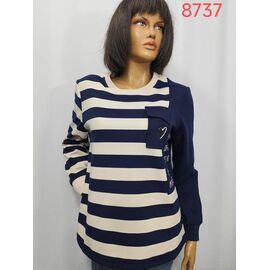 Фотография Свитер женский 8737 navy р.52-62 "LIDA" недорого оптом от прямого поставщика