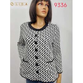 Фотография Свитер женский 9336 white р.52-62 "LIDA" недорого оптом от прямого поставщика