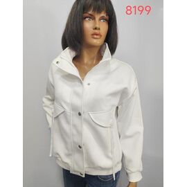 Куртка жіноча демісезонна 8199 white р.52-62 "LIDA" недорого оптом від прямого постачальника