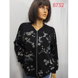 Фотография Кофта женская 8732 black р.52-62 "LIDA" недорого оптом от прямого поставщика