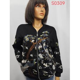 Фотография Кофта женская S0309 black р.52-62 "LIDA" недорого оптом от прямого поставщика