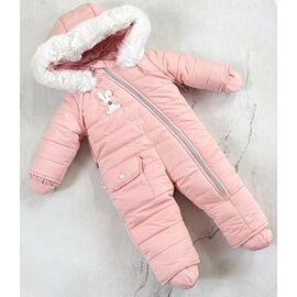Фотография Комбинезон детский тёплый на девочку 8464 peach р.68-80 "Moda school" недорого оптом от прямого поставщика