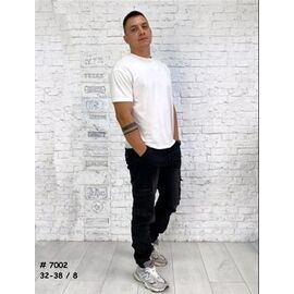 Джинси чоловічі 7002 black р.32-38 "Vingvgs" недорого оптом від прямого постачальника