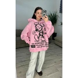 Фотография Худи женское 290 pink р.42-48 "VLADISLAVA" недорого оптом от прямого поставщика