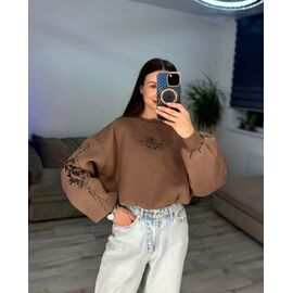 Фотография Свитер женский 298-1 brown р.42-48 "VLADISLAVA" недорого оптом от прямого поставщика