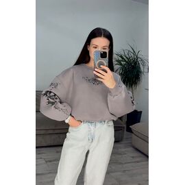 Фотография Свитер женский 298-1 d.grey р.42-48 "VLADISLAVA" недорого оптом от прямого поставщика