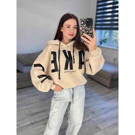 Фотография Худи женское 300 beige р.one size "VLADISLAVA" недорого оптом от прямого поставщика