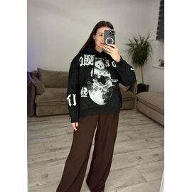 Фотография Худи женское 305 black р.42-48 "VLADISLAVA" недорого оптом от прямого поставщика