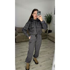 Фотография Костюм спортивный женский 312 grey р.42-48 "VLADISLAVA" недорого оптом от прямого поставщика
