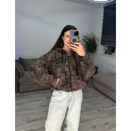 Фотография Кофта спортивная женская тёплая 51-1 brown р.42-48 "VLADISLAVA" недорого оптом от прямого поставщика