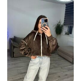 Фотография Кофта спортивная женская 51-2 brown р.42-48 "VLADISLAVA" недорого оптом от прямого поставщика