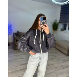 Фотография Кофта спортивная женская 51-2 grey р.42-48 "VLADISLAVA" недорого оптом от прямого поставщика