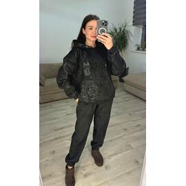 Фотография Костюм спортивный женский 607 black р.42-48 "VLADISLAVA" недорого оптом от прямого поставщика