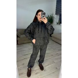 Фотография Костюм спортивный женский 607 d.grey р.42-48 "VLADISLAVA" недорого оптом от прямого поставщика