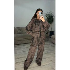 Фотография Костюм спортивный женский 616 brown р.one size "VLADISLAVA" недорого оптом от прямого поставщика