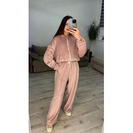 Фотография Костюм спортивный женский тёплый 620 beige р.one size "VLADISLAVA" недорого оптом от прямого поставщика